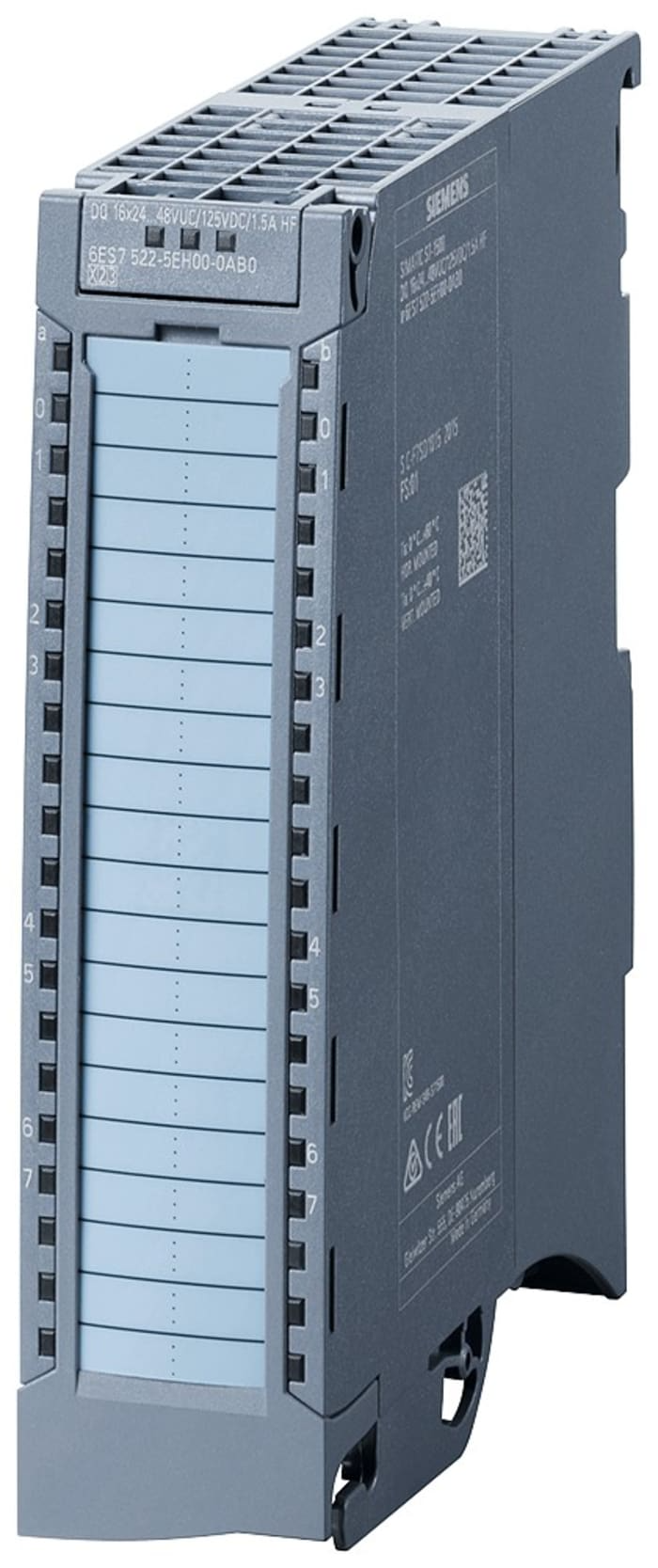 6ES7522-5EH00-0AB0 SIEMENS S7-1500 SM 522 16 x DO DQ 16x24 48VUC/125VDC/0.5A ST